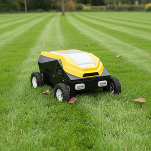 Cortadora de Césped de Alta Gama con Ruedas de Goma de 21 Pulgadas, Potente Cortadora de Césped para Jardín, Robot Inteligente con Control Remoto - Product Image 1