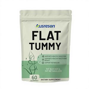 Ausreson Marque privée Vinaigre de cidre de pomme Ventre plat Ourson gommeux Meilleurs produits amincissants Suppléments à base de plantes Gommes pour le ventre plat - Product Image 1