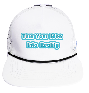 Casquette plate à 5 panneaux sur le thème 2026, personnalisable OEM, avec patch en caoutchouc vibrant, fermeture snapback, trous laser, imperméable, 100% polyester - Product Image 2