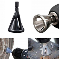 Outil de chanfrein externe d'ébavurage de tige hexagonale en acier au carbone de 1/4 "enlever le foret de fraise pour cylindre en métal