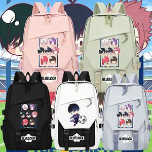 อะนิเมะบลูล็อคกระเป๋าเป้สะพายหลังนักเรียนวัยรุ่นชายหญิงกระเป๋าหนังสือโรงเรียน ลาซาจิ โยอิจิ ชิกิริ ฮโยมะกระเป๋าสะพายแล็ปท็อปกระเป๋าเดินทาง - Product Image 2