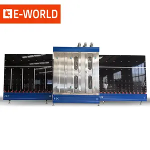 Automatic Vertical Horizontal LOW-E Glass Washing Machine Heating Drying Glass Cleaning Equipment With Open Top