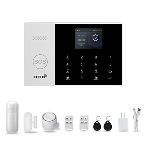 2.4 Inch TFT Display Tuya WiFi/GSM 433Mhz ABS <strong>Alarm</strong> System Motion Detector Door <strong>Sensor</strong> RFID Remote Security <strong>Alarm</strong> - Product Image 2