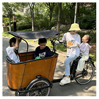 250W néerlandais cargo vélo bakfiets remorque vélo électrique vélo cargo tricycle trois roues chargement frontal boîte vélo de Chine
