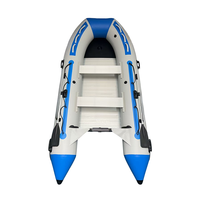 Bateau pneumatique personnalisé pour 2 à 8 personnes, avec plancher en aluminium, bateau pneumatique en caoutchouc
