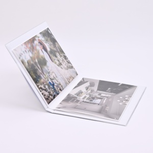 Álbum de Fotos Personalizable de PVC, 8x10 Pulgadas, Cuero Blanco Transparente, Impreso, para Tarjetas de Boda, Ecológico y Duradero - Product Image 5