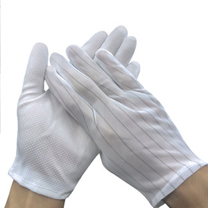 Gants antistatiques Zixi, gants antidérapants à double rayure à cinq et quatre doigts, pour l'industrie électronique - Product Image 3