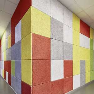 Painéis de Lã de Madeira Ecológicos Painéis Acústicos de Fibra de Madeira Isolamento Acústico <span class=keywords><strong>Lowes</strong></span> - Product Image 3