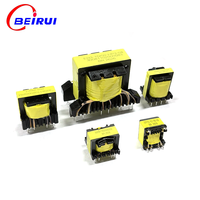 Transformateur Flyback à Isolation Haute Fréquence à Trou Vertical BEIRUI, Fil de Cuivre, Noyau en Ferrite, Température de Fonctionnement 180°C, Série EE EP EI