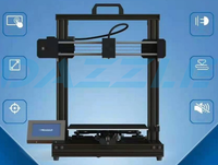 Mainan Diy presisi tinggi terlaris FDM pencetak 3D FDM teknologi cetak 3D warna tunggal 4.3 "layar sentuh warna 175mm/S CE