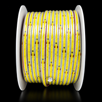 Bande LED COB étanche IP65 3000K 4000K 6000K 10mm PCB 220V 240 LED découpable pour extérieur, blanc chaud, décoration de Noël