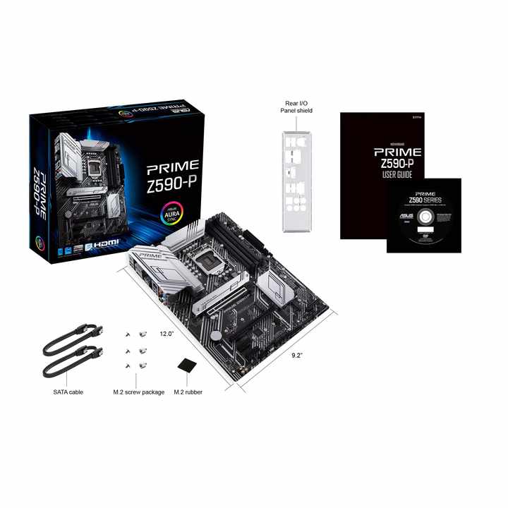 TOP & BEST SELLING PRIME Z590P mATX motherboard with PCIe 4.0 DDR4