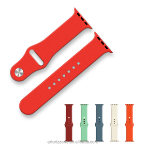 Hot 2021 Band para <span class=keywords><strong>Watch</strong></span> series <span class=keywords><strong>6</strong></span> 5 4 3 2 44mm 42mm 40mm 38mm Correa deportiva de silicona Reemplazo para iWatch Bands Mujeres Hombres - Product Image 5