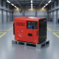 Générateur diesel refroidi par air silencieux JiWei Power 800W avec AVR pour hôpital et centre de données