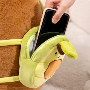 Рекламные индивидуальные мягкие игрушки капибара Мягкие плюшевые игрушки животные Забавные милые плюшевые подушки - Product Image 5