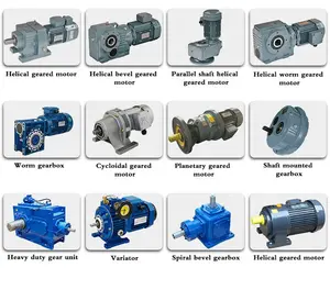 Electric Motor Reduction Reduce Gear Gearbox Helical Gear Motor Reducer Price