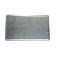 Plaque d'immatriculation personnalisée en aluminium réfléchissant gaufré, résistante à l'eau, décoration de voiture, finition brillante/noir chromé, universelle
