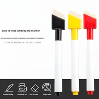 X1022 Offre Spéciale – Marqueurs pour Tableau Blanc à Pointe Fine, Faible Odeur, avec Gomme, Idéaux pour Enfants – Lot de Stylos Marqueurs Effaçables à Sec