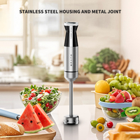 Mixeur plongeant électrique de haute qualité 2025 en acier inoxydable, robot culinaire manuel pour usage domestique, poussoir allemand