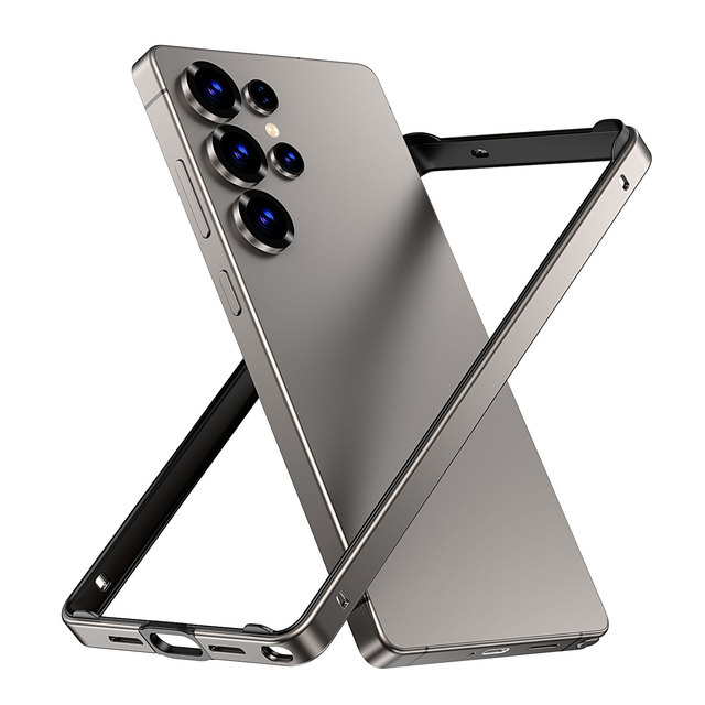 Bumper Case for Samsung S26 25 Ultra 24 Plus Luxury Aluminum Metal Silicone Phone Frame Cover Case for Samsung S25 Plus S24