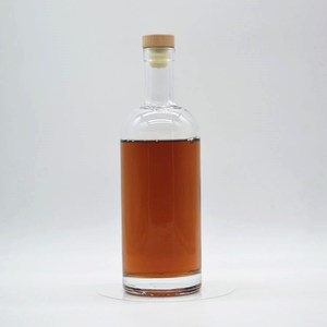 De vidrio de lujo botella de vodka 500ml whisky botella de <span class=keywords><strong>ginebra</strong></span> espíritu de vidrio de botellas de vino de vidrio de corcho botellas miniatura - Product Image 3
