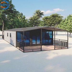 Winfair 40ft Sang Trọng Một Khung Modular Nhà 4 Phòng Ngủ Prefab Đúc Sẵn Biệt Thự Hiện Đại Container Nhà Ba Lan Với Phòng Tắm - Product Image 3