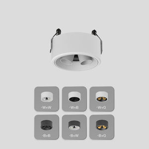 Faretto da Incasso a Soffitto XRZLux 8W Regolabile in Alluminio Anti-Riflesso per Hotel, Orientabile a 25°, Doppia Testa <span class=keywords><strong>LED</strong></span> <span class=keywords><strong>Downlight</strong></span> ETL SAA - Product Image 5