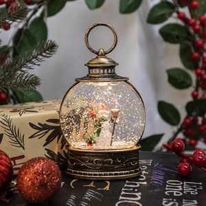 Vintage Christmas <b>Snow</b> <b>Globe</b> LED Lighted Water Ball Ornament <b>Battery</b> <b>Operated</b> PVC Material Gift Home Holiday Decoration - Product Image 4