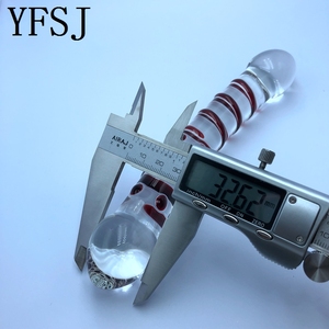 Glas-Dildo Penis G-Punkt-Massagegerät Sexspielzeug für Frauen Prostata-Zielbereich Premium-Qualitätsprodukt - Product Image 6
