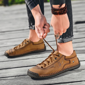 Nuove scarpe Casual da uomo in pelle da esterno comode di alta qualità alla moda Soft Homme - Product Image 2