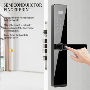 Thông minh cửa xử lý khóa với khuôn mặt vân tay máy ảnh bất động sản xây dựng thông minh khóa cửa cho hợp kim cửa - Product Image 2