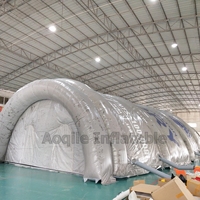 Dôme gonflable géant en forme d'igloo, tente imperméable et ignifuge, capacité de 30 personnes