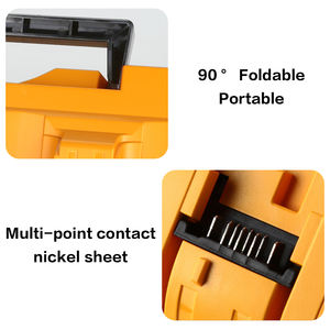 <span class=keywords><strong>Chargeur</strong></span> <span class=keywords><strong>rapide</strong></span> 4 ports 3A 30W pour Dewalts 20V DCB200B DCB206 Li-ion pour <span class=keywords><strong>chargeur</strong></span> de batterie d'outil électrique ABS pour batterie au lithium 20V - Product Image 4