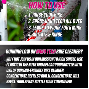 Lavage de vélo-Spray de nettoyage de vélo-Élimine la saleté, le grain et la crasse-Pas de produits chimiques agressifs - Product Image 6