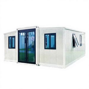 Maison conteneur pliable et extensible en panneaux sandwich de 20 pieds pour usage hôtelier, construction rapide - Product Image 1