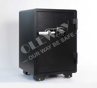 Hochbelastbarer 1-Stunden-Feuerfester Safe mit Fingerabdrucksensor Hochwertiger Tresor für Zuhause und Büro