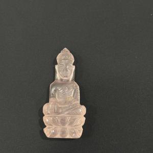 Colgante de Cuarzo Rosa Natural con Tallado de Buda, Escultura de Gema Tallada a Mano Antigua, Coleccionable, Venta al por Mayor, Regalo, Decoración, Calidad AAA - Product Image 3
