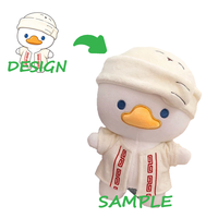 Porte-clés personnalisé en peluche ultra douce avec rembourrage en coton PP, disponible en OEM pour sacs d'anniversaire