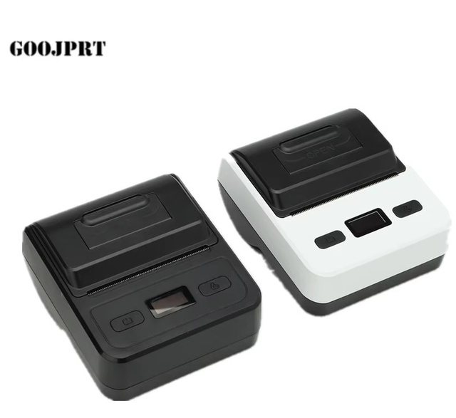Rollo Label Receipt Printer 2 Modes 80mm Thermal Label 3 Inch High-Speed BT Portable Retail 2000mAh Battery FCC in Stock 203DPI