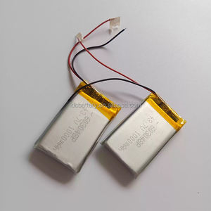 แบตเตอรี่ลิเธียมไอออน<span class=keywords><strong>063450</strong></span>ลิเธียมไอออน3.7V 1000mAh 603450 mAh 3.7V 603450 2PIN 1100mAh 3.7V 4.07wh - Product Image 1