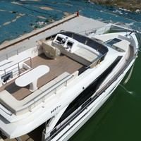 Yacht à passagers en fibre de verre de 50 pieds, monopilote, flybridge, deux moteurs diesel inboard de 205 CV, 12 passagers, certifié CCS CE, bateau de tourisme commercial