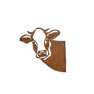 Décoration de salle de bain artistique en aluminium effet rouillé, design créatif, silhouettes de plantes/fleurs, détection tactile, à brancher, style zen asiatique - Product Image 5