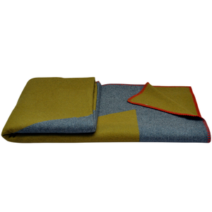 Edredón de Invierno BLUE PHOENIX, Grueso, 100% Lana, Diseño Geométrico Jacquard, <span class=keywords><strong>Reversible</strong></span>, Antipilling, Hecho a Mano - Product Image 1
