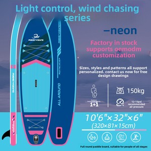 Tabla de SUP Inflable de Doble Espesor con Tecnología Drop Stitch, Serie Control del Viento, Plegable, para Surf y Remo - Product Image 5