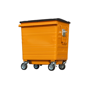 1100L large Outdoor metal Trash Bin / Powder coating garbage bin/ Waste Can 1100L garbage bin
