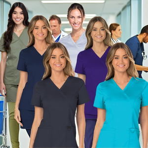Conjuntos de Uniformes Médicos de Mezclilla de Alta Calidad 2024 para Doctores y Enfermeras de Hospital, Uniformes Elásticos Unisex - Product Image 2