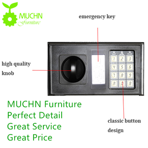 Caja <span class=keywords><strong>de</strong></span> <span class=keywords><strong>Seguridad</strong></span> <span class=keywords><strong>para</strong></span> Oficina, Banco u Hotel, <span class=keywords><strong>de</strong></span> Gran Tamaño, Acero Laminado en Frío, con Cerradura Digital <span class=keywords><strong>de</strong></span> Código, Acabado Negro, ISO - Product Image 2