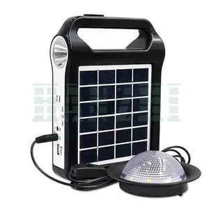 Портативная аккумуляторная Солнечная панель, 6 в, генератор энергии, зарядное устройство USB с подсветкой, домашняя солнечная энергия