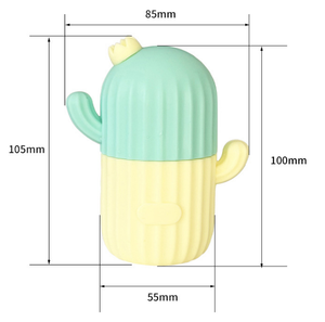 Moule à glace facial portable en silicone épaissi, design cactus, pour massage beauté et soins de la peau, directement de l'usine - Product Image 2