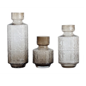 Jarrón de Vidrio Soplado a Mano Estilo Nórdico Minimalista <span class=keywords><strong>Madrid</strong></span>, Recipiente Decorativo Hidropónico Moderno para Arreglos Florales en la Sala de Estar - Product Image 4